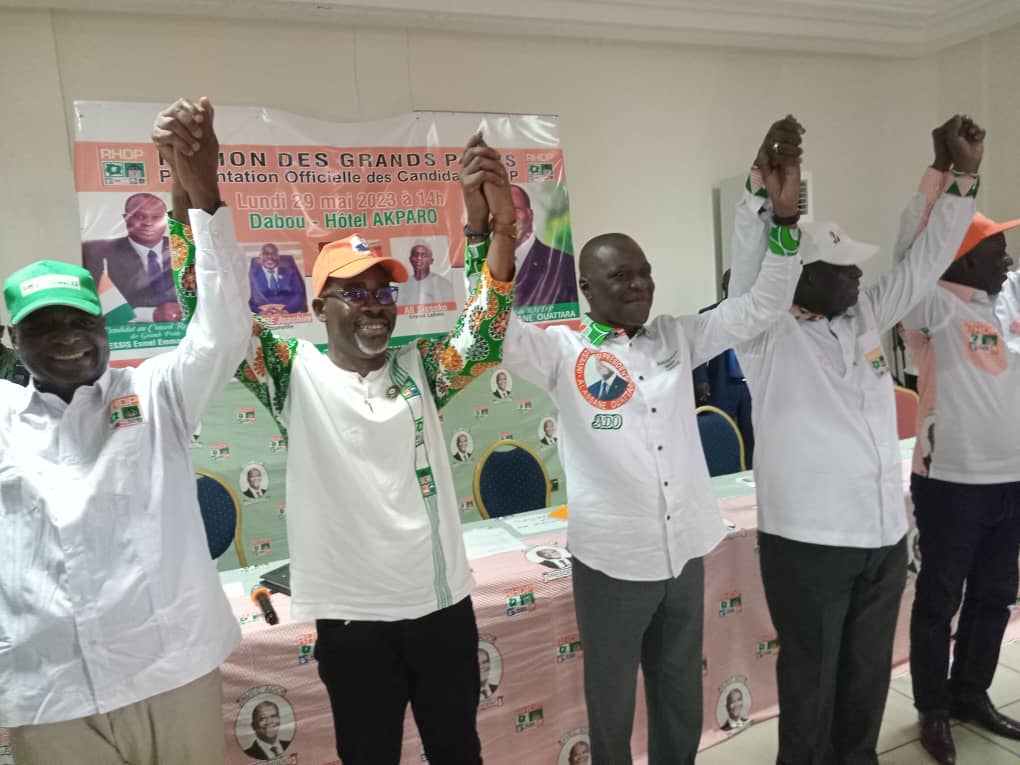 Les candidats du Rhdp présentés par le ministre Amadou Koné