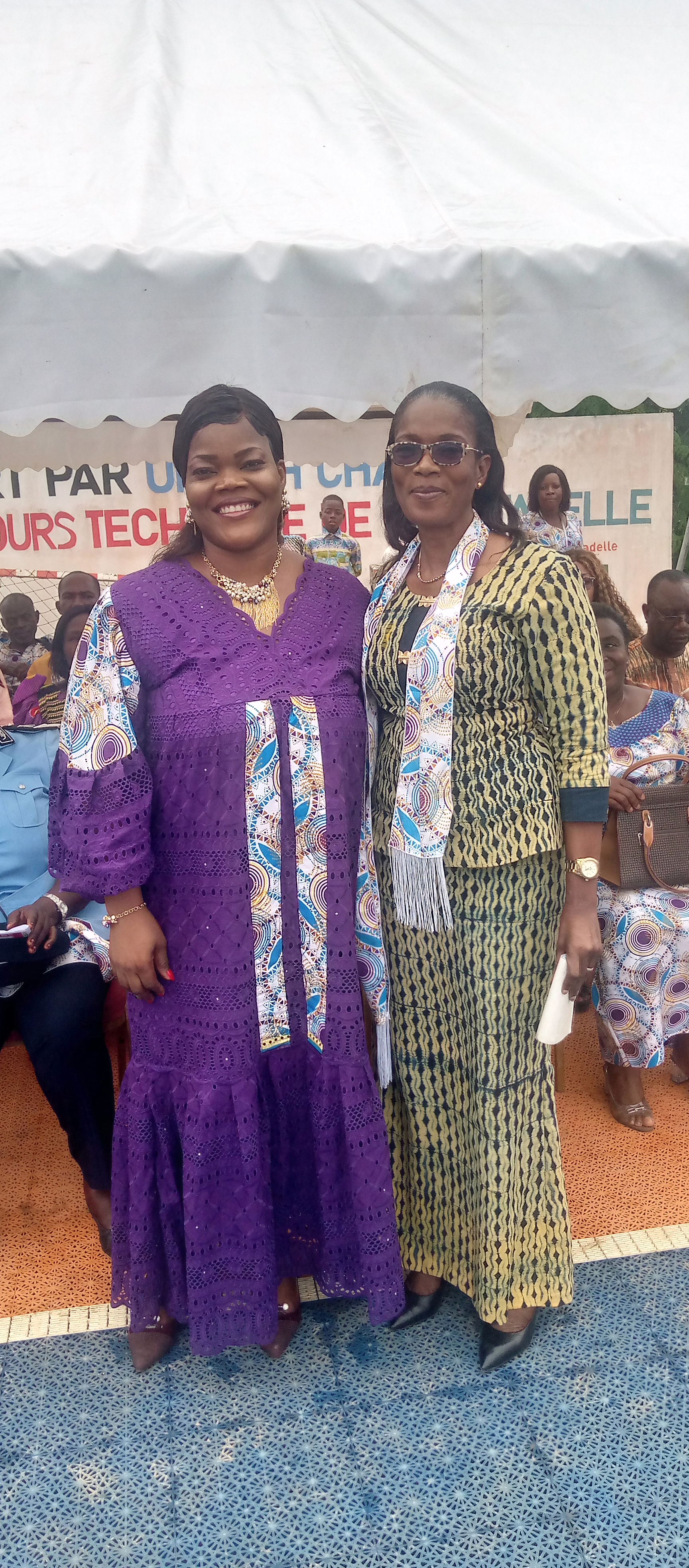 La présidente du Mief et la représentante de la ministre Nassénéba Touré La présidente du Mief et la représentante de la ministre Nassénéba Touré