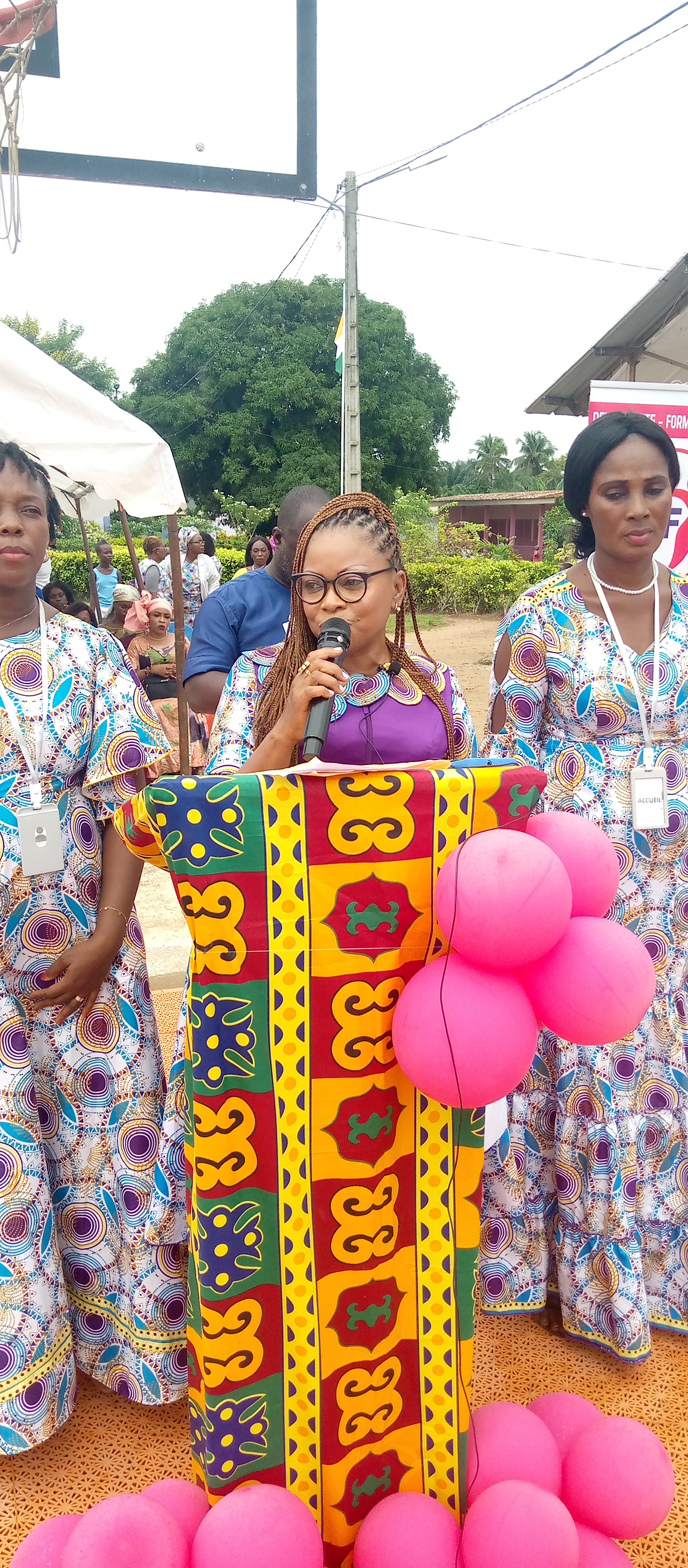 La directrice de la pouponnière de Dabou, Mme Ouattara Korotoum La directrice de la pouponnière de Dabou, Mme Ouattara Korotoum