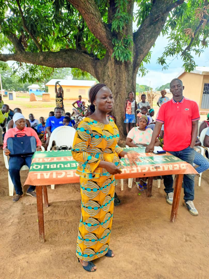 Mme Kabran Kouadio Bla épouse Boidi, responsable de l'Agence emploi jeunes