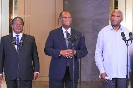 Les 3 grands de la vie politique ivoirienne