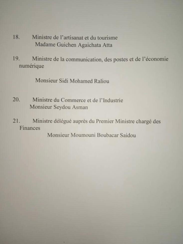 Niger/ La junte forme un gouvernement civilo-militaire. Niger/ La junte forme un gouvernement civilo-militaire.
