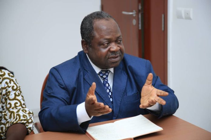 Yao Noël, président de l'Ujpla Yao Noël, président de l'Ujpla