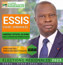 Campagne régionale/Essis Emmanuel (Rhdp-Dabou) crache du feu contre ses adversaires Campagne régionale/Essis Emmanuel (Rhdp-Dabou) crache du feu contre ses adversaires