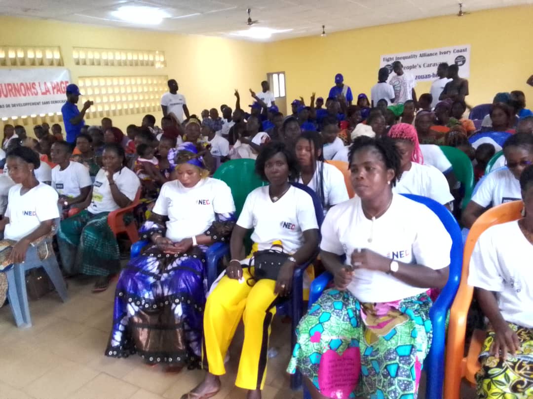 Les jeunes et les femmes ont répondu massivement à cette rencontre de la Tlp-Ci à Zouan Hounien Les jeunes et les femmes ont répondu massivement à cette rencontre de la Tlp-Ci à Zouan Hounien