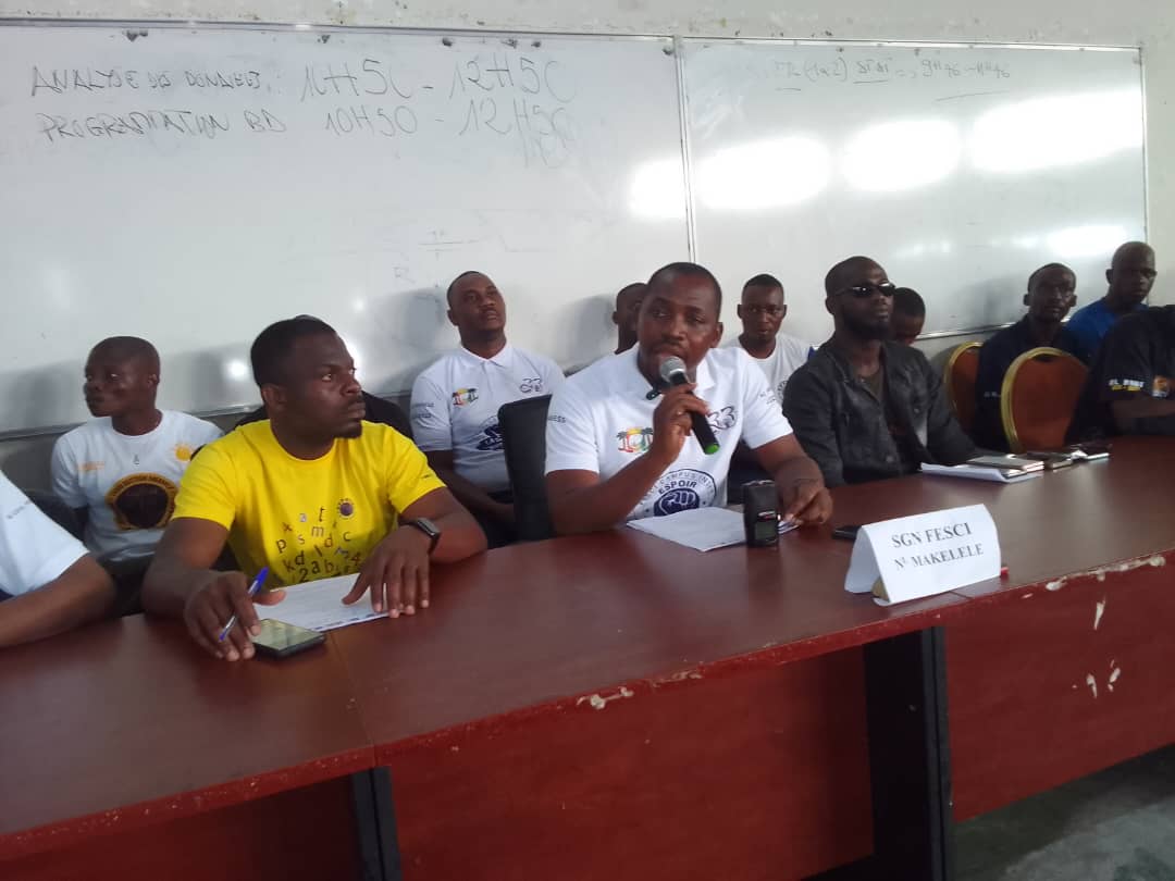 Le Sg de la Fesci, Allah Saint Clair a balayé le torchon sale du 3 ème mandat Le Sg de la Fesci, Allah Saint Clair a balayé le torchon sale du 3 ème mandat