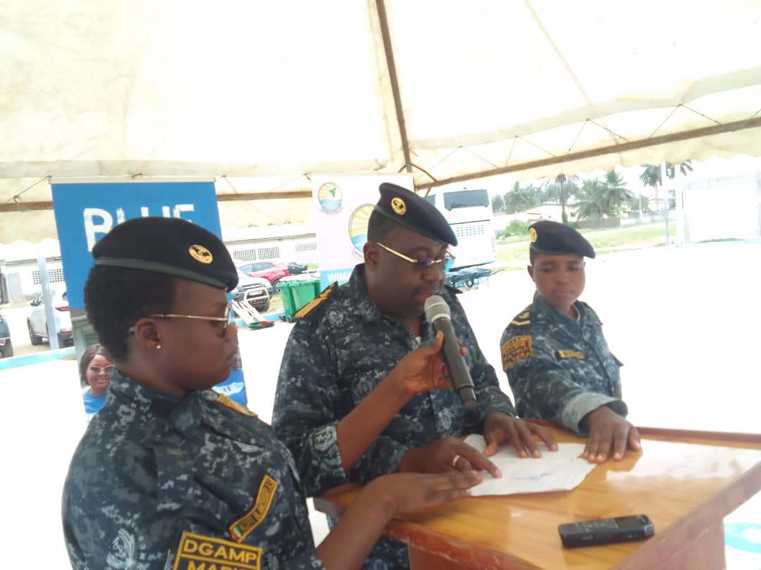 Cap. Amani Lézin, commandant de l'arrondissement des affaires maritimes et portuaires de Jacqueville Cap. Amani Lézin, commandant de l'arrondissement des affaires maritimes et portuaires de Jacqueville
