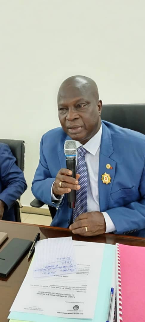 Le ministre Essis Emmanuel, président du Conseil régional des Grands Ponts Le ministre Essis Emmanuel, président du Conseil régional des Grands Ponts