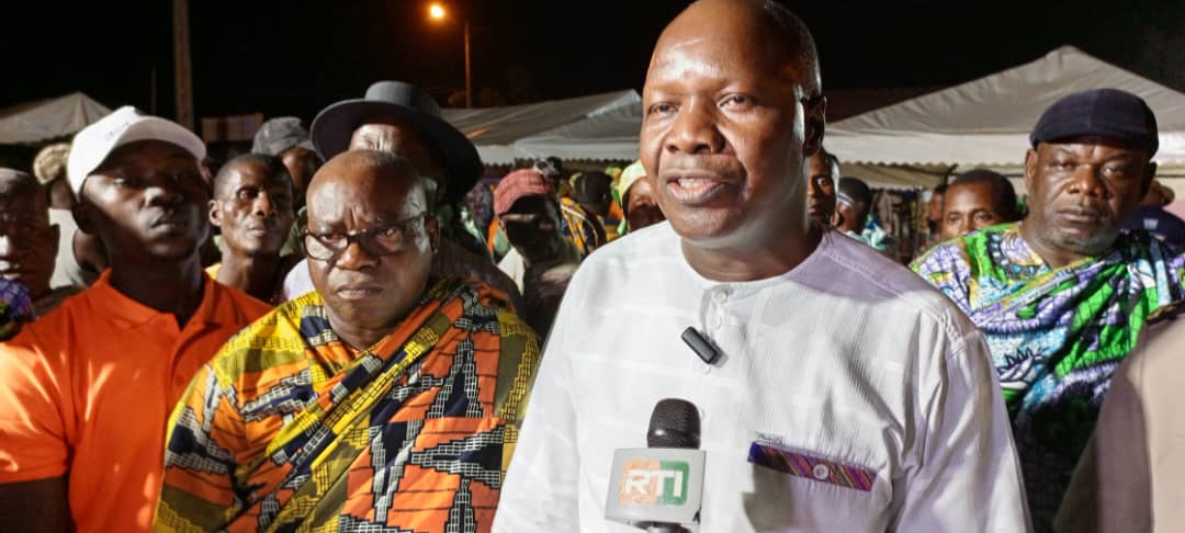 Le ministre Mabri Toikeuse a invité les populations du Léboutou Le ministre Mabri Toikeuse a invité les populations du Léboutou