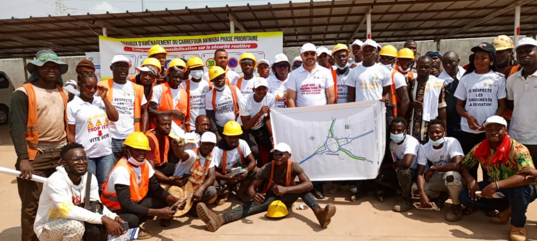 Échangeur du carrefour Akwaba/ Voici le plan de circulation. Échangeur du carrefour Akwaba/ Voici le plan de circulation.