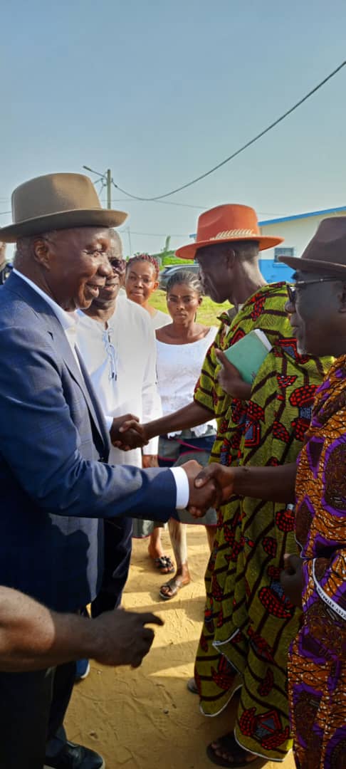 Le ministre gouverneur Vincent Essoh Lohoues a fortement mobilisé dans les Grands Ponts pour cette journée d'hommage à Alassane Ouattara