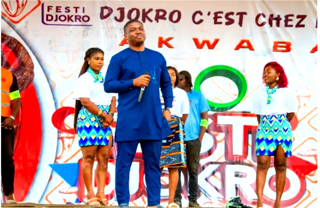 1 ère édition de Djokro Festival/ Ange Sakanoko ( promoteur) sensibilise la jeunesse à la cohésion 1 ère édition de Djokro Festival/ Ange Sakanoko ( promoteur) sensibilise la jeunesse à la cohésion