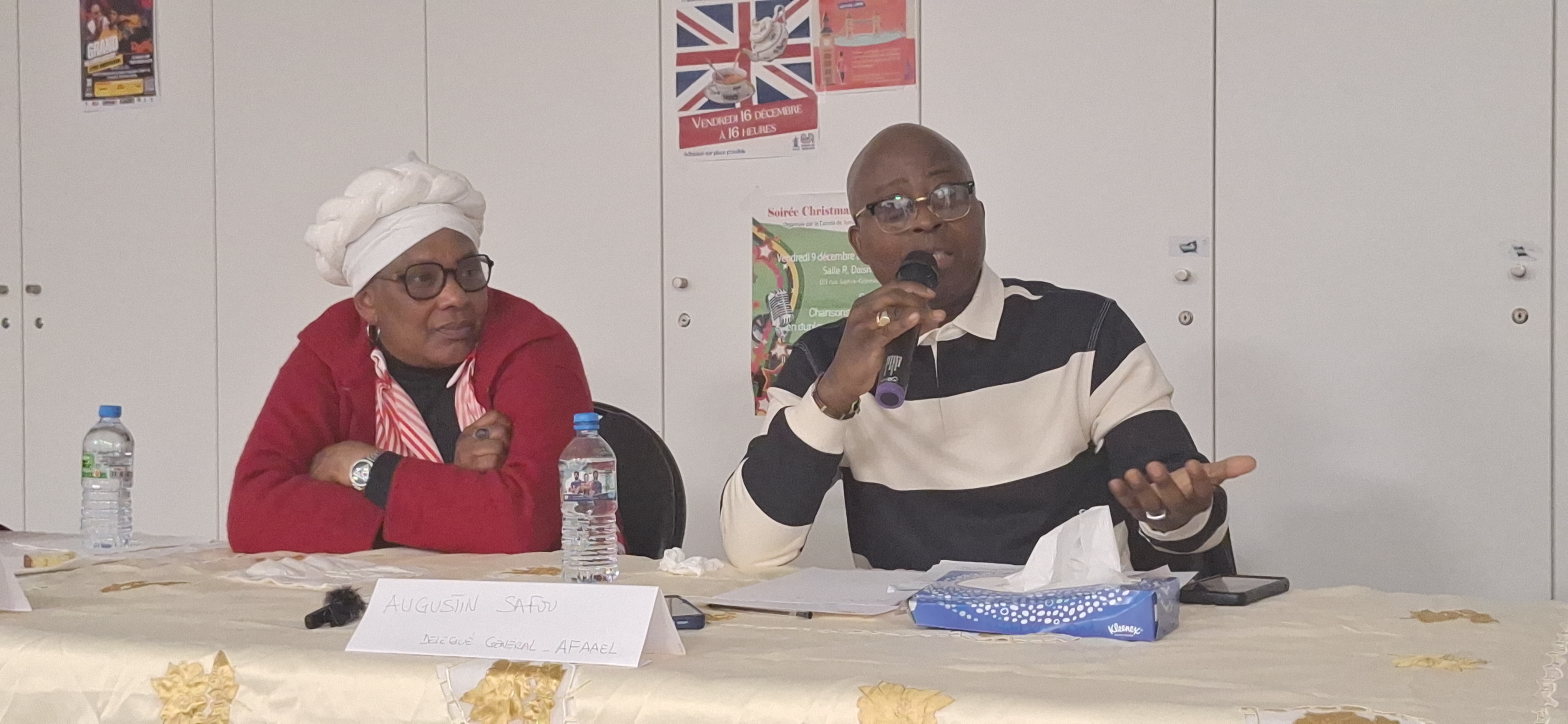 Hortense et Augustin SAFOU de l'association Afaael Hortense et Augustin SAFOU de l'association Afaael