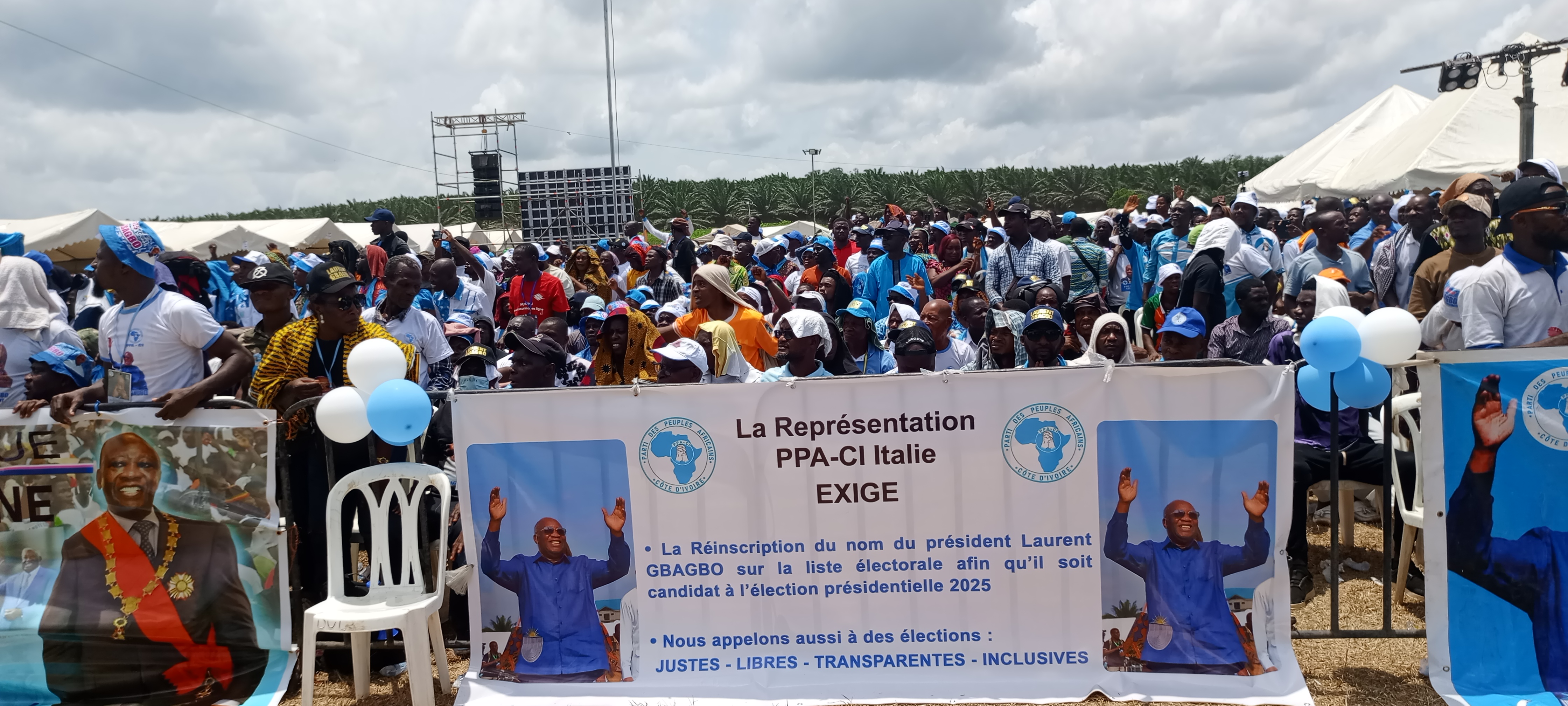 Fête de la Renaissance à Dabou/ Le Mgc de Simone Gbagbo et le Cojep de Blé Goudé absents. Fête de la Renaissance à Dabou/ Le Mgc de Simone Gbagbo et le Cojep de Blé Goudé absents.