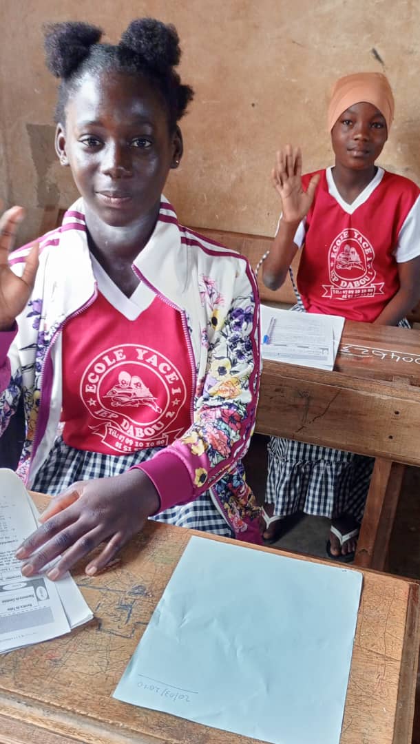 Kouamé Grâce Colombe et Soré Rokiatou, très confiantes
