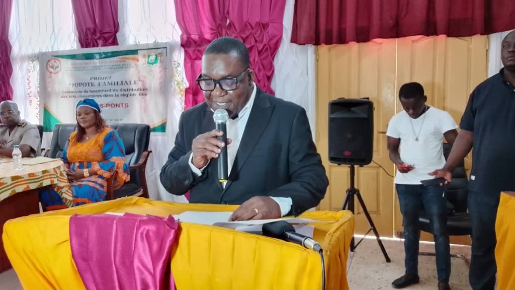 M. M'Bé Edgard, D.R.  de la cohésion nationale, de la solidarité et de la lutte contre la pauvreté