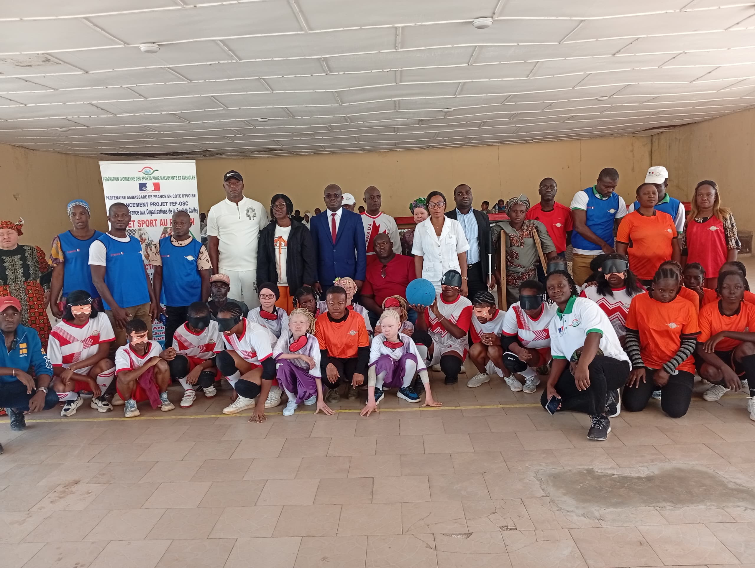 Championnat national de Goalball dame saison 2026/Le top départ donné à Odienné