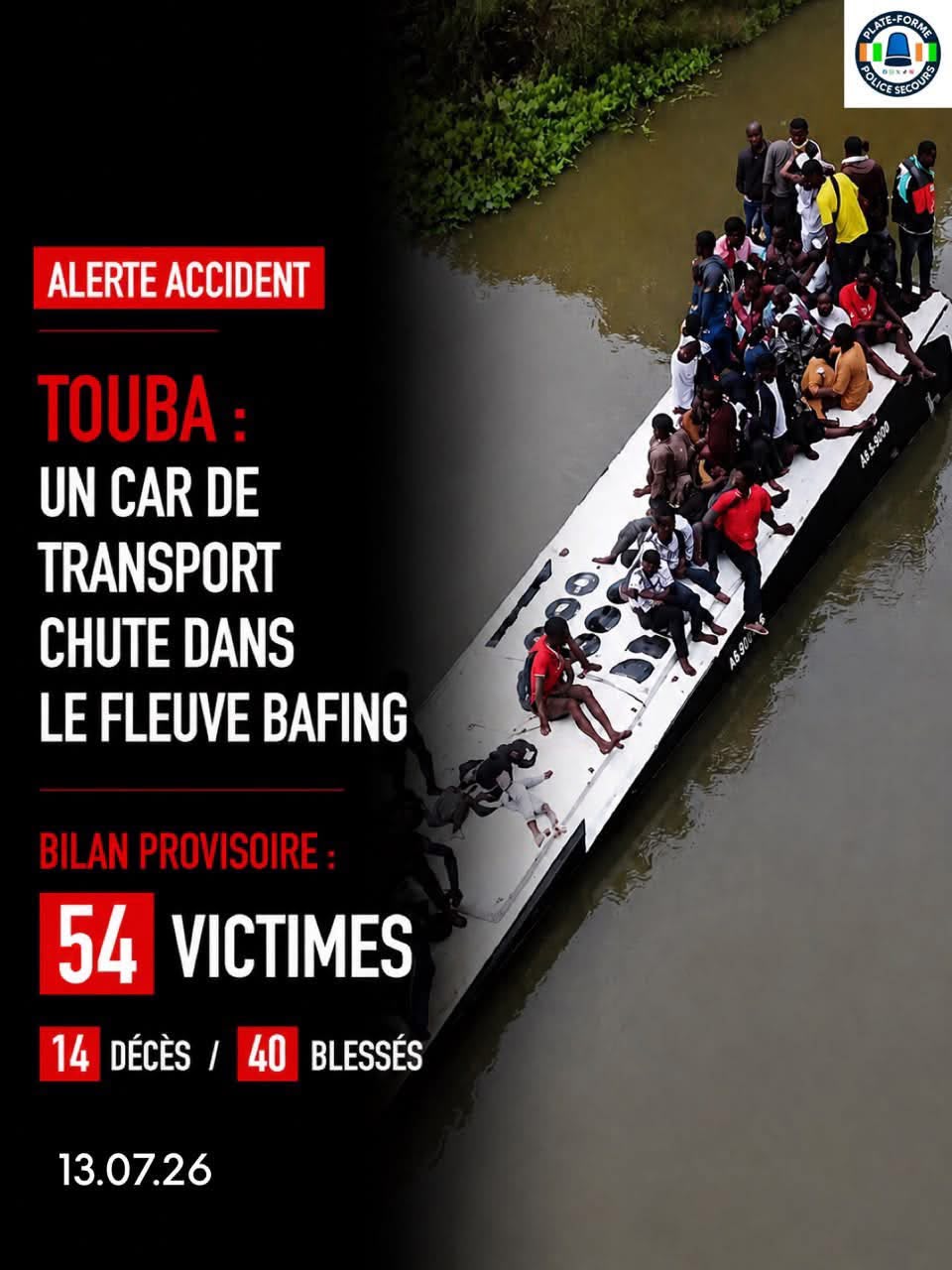 Lundi noir sur l'axe Odienné-Abidjan : 14 morts dans l'accident d'un car de Diarra Transport à Bafingdala