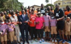 PROMOTION DES SPORTS /L'Ong Giants of Africa offre un plateau sportif à l'orphelinat de Bingerville