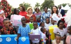 Santé/La Première dame, Dominique Ouattara fait vacciner 10 mille enfants contre la fièvre typhoïde