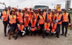 Métro d'Abidjan/ Des étudiants visitent le chantier