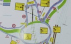 Échangeur du carrefour Akwaba/ Voici le plan de circulation.