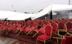 À 24 heures des obsèques de Bédié/ Une pluie s'abat sur Daoukro et détruit toutes les installations