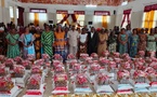 Dabou/Programme de "Popote familiale"/ 50 familles reçoivent des vivres et non vivres.