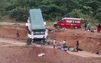 Autoroute du Nord : une ambulance sort de la route près de Taabo, deux morts et cinq blessés graves