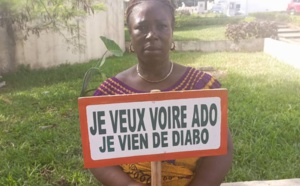 Dame Kambo Ahou Thérèse fait un ‘’sitting’’ de 2 jours devant la Présidence pour voir le président Alassane Ouattara 