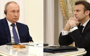 Guerre contre l'Ukraine : Macron tape du poing sur la table et appelle Poutine à cesser "immédiatement ses opérations militaires"