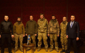 Guerre en Ukraine : 215 héros de l'usine Azovstal, libérés Mercredi