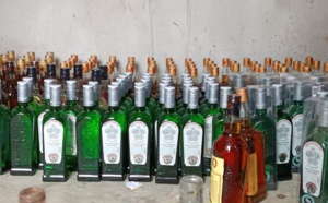 Anyama/ Importante saisie dans une fabrique d'alcool contrefait. 7 individus arrêtés