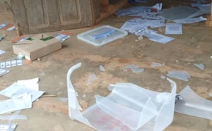Elections présidentielles à Bangolo/ Des urnes saccagées dans plusieurs villages, la route internationales coupée. Elections présidentielles à Bangolo/ Des urnes saccagées dans plusieurs villages, la route internationales coupée.
