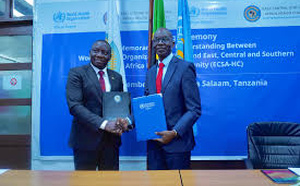 Renforcement de la coopération régionale en santé : l’OMS Afrique et la ECSA-HC signent un accord stratégique