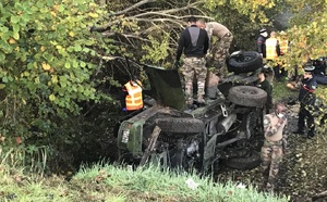 Dabou/ Tragique : En pleine patrouille, un cargo de l'escadron de Lopou se renverse. Au moins un mort et des blessés graves.