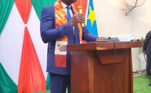 62 ans de l'indépendance ivoirienne en Rdc/ L'ambassadeur vante les mérites du gouvernement et distingue 7 récipiendaires