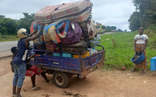 Déguerpissements de la forêt de Bonon/ Situation humanitaire très préoccupante/ Des familles dépouillées et sans abri. Les écoliers livrés à la rue.
