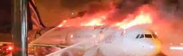 Corée du Sud/ Un avion prend feu avec 176 passagers à bord