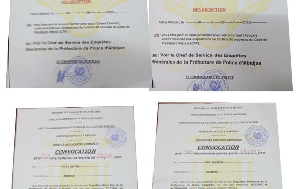 Politique/ Plusieurs responsables du Ppa-ci convoqués à la préfecture de police d'Abidjan