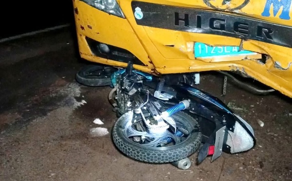 Aboisso/ Drame/ Un conducteur perd le contrôle et broie un motocycliste