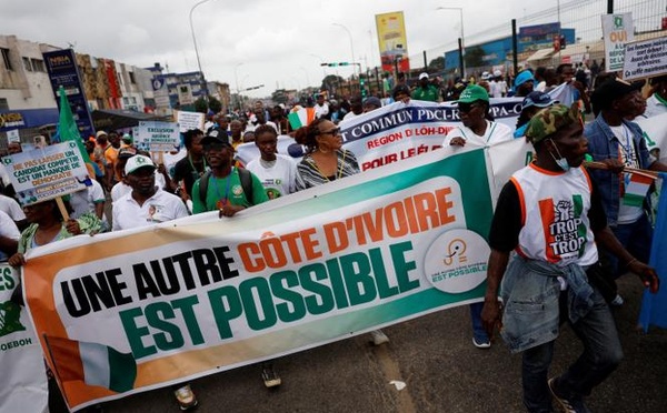 Gohitafla/ Marche de protestation du Front commun/un écho de la désapprobation populaire.