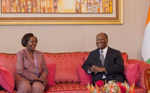 Ouattara reçoit Mushikiwabo : Abidjan au cœur de l'agenda stratégique de la Francophonie