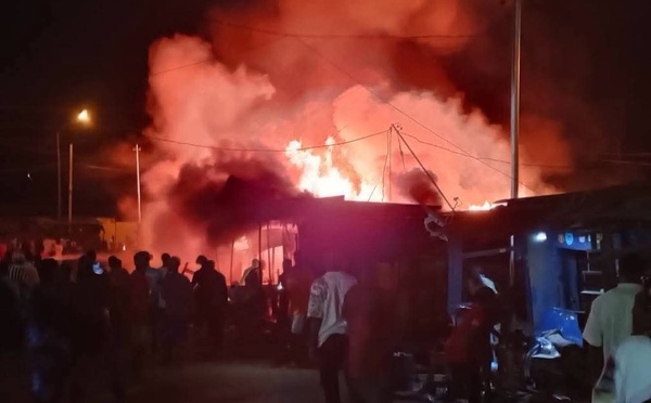 Drame/ Le marché de Man encore ravagé par un incendie
