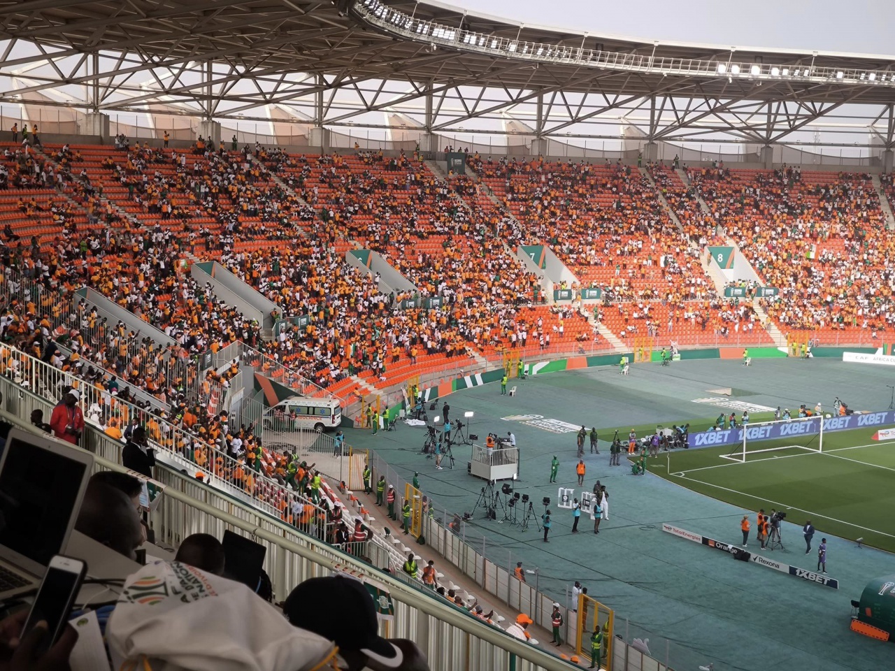 Tribune Stade de la paix de Bouake_fev2024 Tribune Stade de la paix de Bouake_fev2024